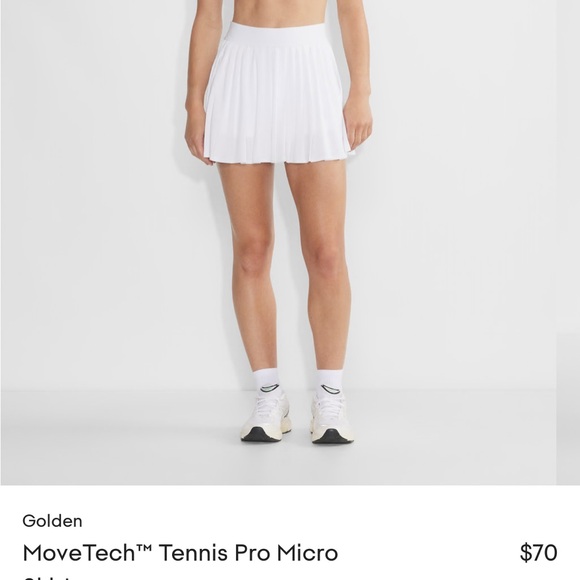 Aritzia Pleated Tennis Skirt - Picture 3 of 3